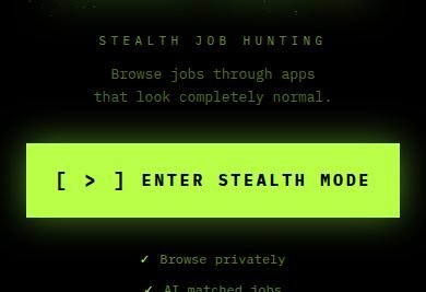 SHHH.WORK: The Stealth Job Hunting Platform That Lets You Search Without Anyone Finding Out