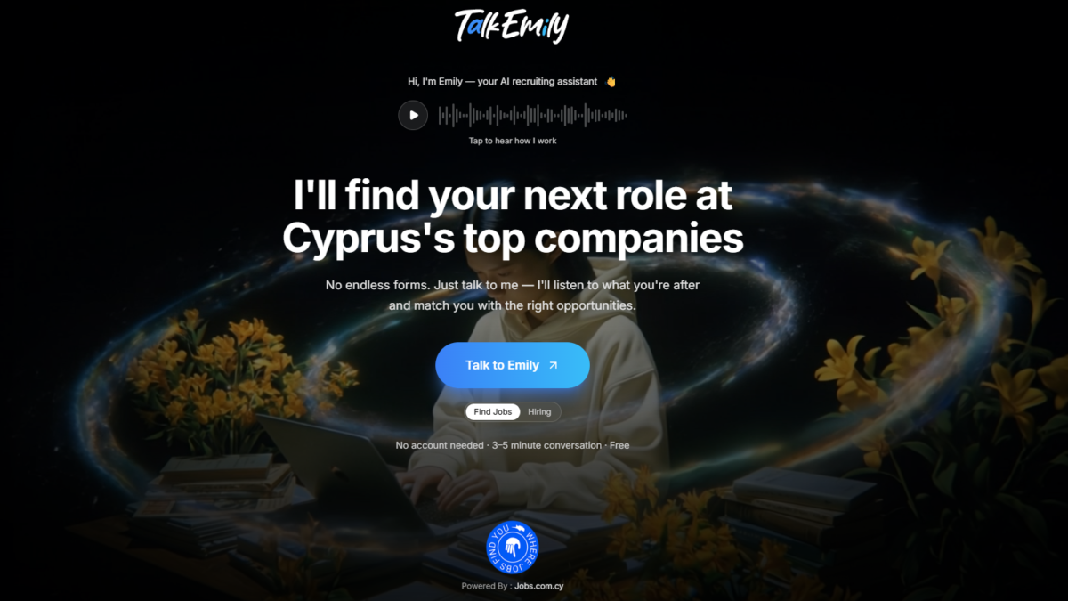 Meet Emily at TalkEmily.com: The AI Voice Recruiter Changing How Cyprus Finds Jobs and Talent